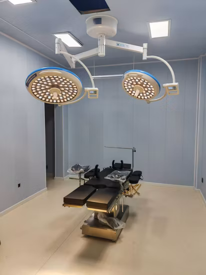 Lampada operatoria a testa singola con luci a LED per sala operatoria senza ombre